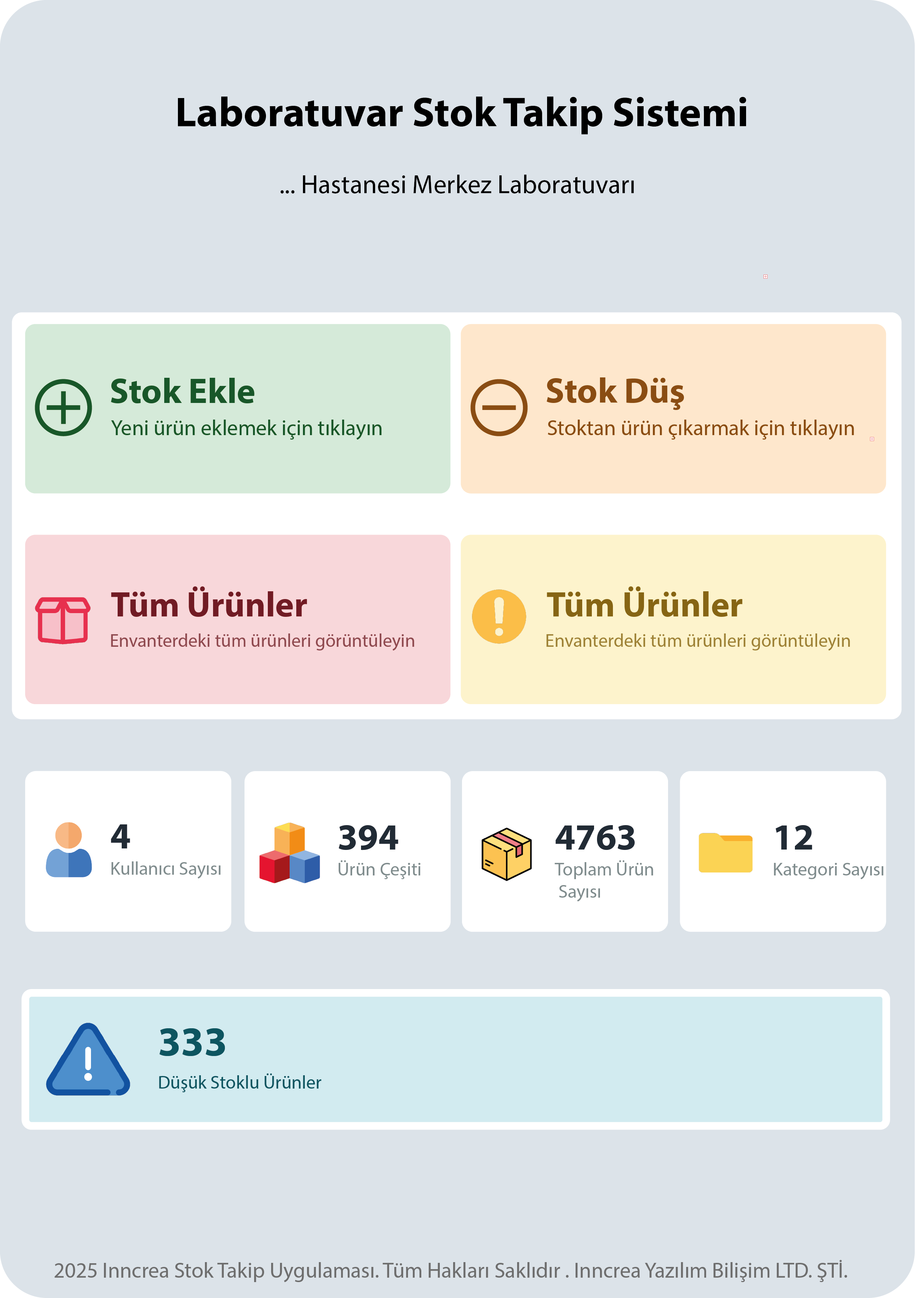 Raporlama Ekran Görüntüsü